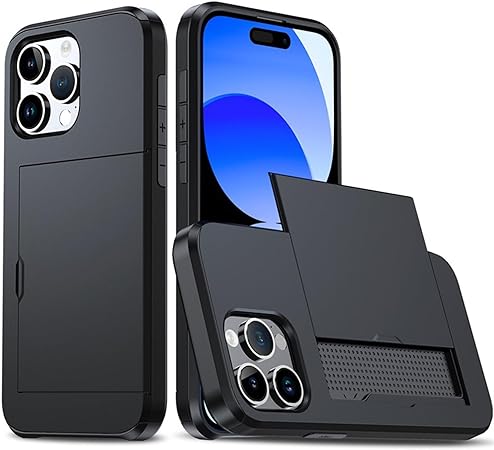 iPhone 15/ Pro/ Plus/ Pro Max - Handy Hülle mit sicherem Karten Fach/ Schlitz Handy Hülle online kaufen günstig bestellen