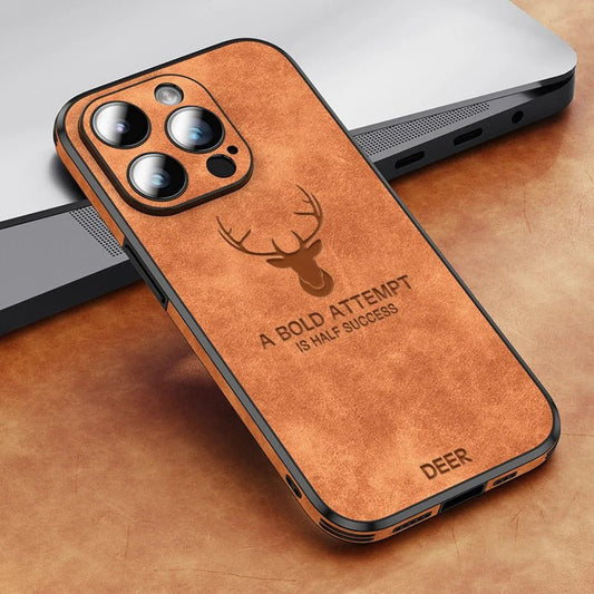 iPhone 15/ Pro/ Plus/ Pro Max - PU Lederoptik Schutz Hülle mit MagSafe und Stoßfeste Silikon 47297541144918|47297541177686|47297541210454|47297541243222 Handy Hülle online kaufen günstig bestellen
