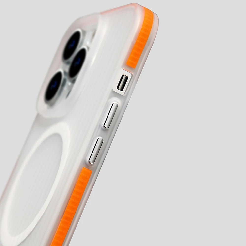 iPhone 15/ Pro/ Plus/ Pro Max - Transparente MagSafe Hülle mit Stoßdämpfer, Bumper iPhone 15/ Pro/ Plus/ Pro Max - Transparente MagSafe Hülle mit Stoßdämpfer, Bumper iPhone 15/ Pro/ Plus/ Pro Max - Transparente MagSafe Hülle mit StoßdämpferHandy Hülle