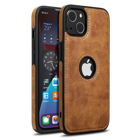 iPhone 15/ Pro/ Plus/ Pro Max - Weiche Business Lederoptik Luxus Schutz Hülle für dein iPhone, Stoßfest online kaufen günstig bestellen