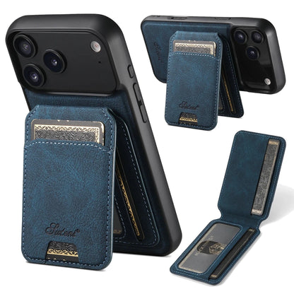 iPhone 16 / Plus / Pro / Pro Max / 16e – Magnetische Hülle mit Kartenfach in Lederoptik iPhone 16 Pro Schutzhülle mit Kartenfach und Standfunktion in Lederoptik