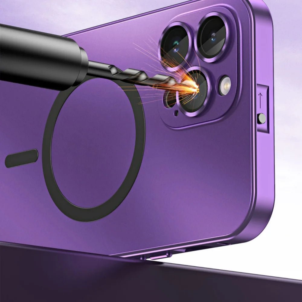 iPhone 16 / Plus / Pro / Pro Max – Magnetische Aluminium-PC-Schutzhülle | lolozzx iPhone 16 magnetische Aluminium-PC-Schutzhülle – Farbvariante