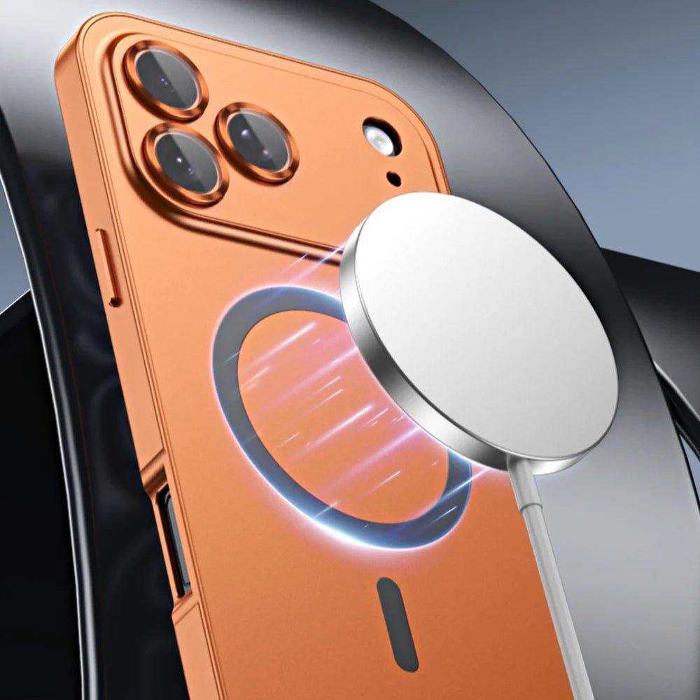 iPhone 16 / Plus / Pro / Pro Max – Magnetische Aluminium-PC-Schutzhülle | lolozzx iPhone 16 magnetische Aluminium-PC-Schutzhülle – Kantenschutz