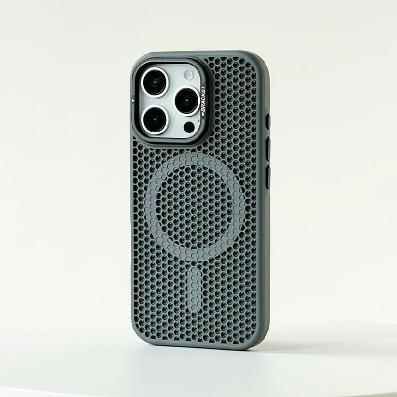 iPhone 16 / Plus / Pro / Pro Max – Magnetische Wabenmuster-Hülle mit Ständer iPhone 16 magnetische Wabenmuster-Schutzhülle mit Ständer – Produktdetail