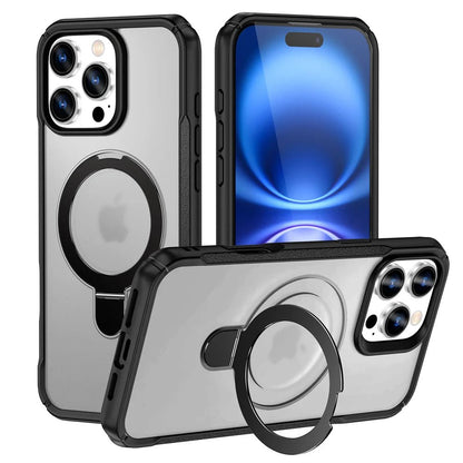 iPhone 16 Pro - MagSafe Schutz Hülle, Stoßfest, Magnetisch, Ring Halter iPhone 16 Pro - MagSafe Schutz Hülle, Stoßfest, Magnetisch, Ring Halter Handy Schutz Hülle online kaufen günstig bestellen