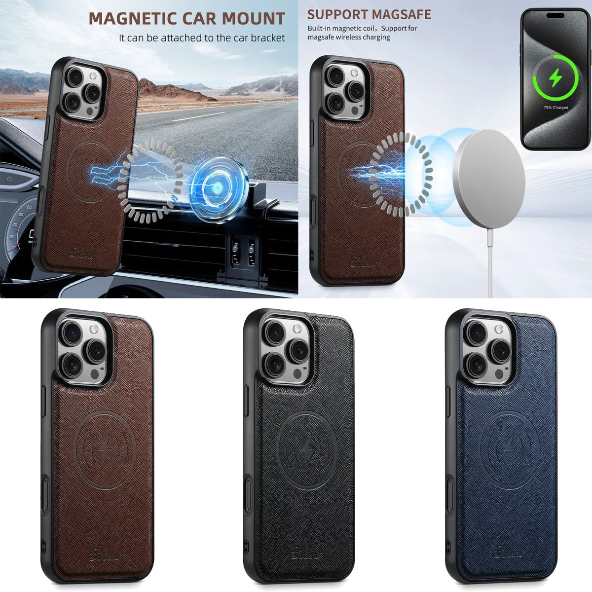 iPhone 16 Pro Max - Stabile MagSafe Schutz Hülle, Stoßfest, Magnetisch iPhone 16 Pro Max - Stabile MagSafe Schutz Hülle, Stoßfest, Magnetisch Handy Schutz Hülle online kaufen günstig bestellen