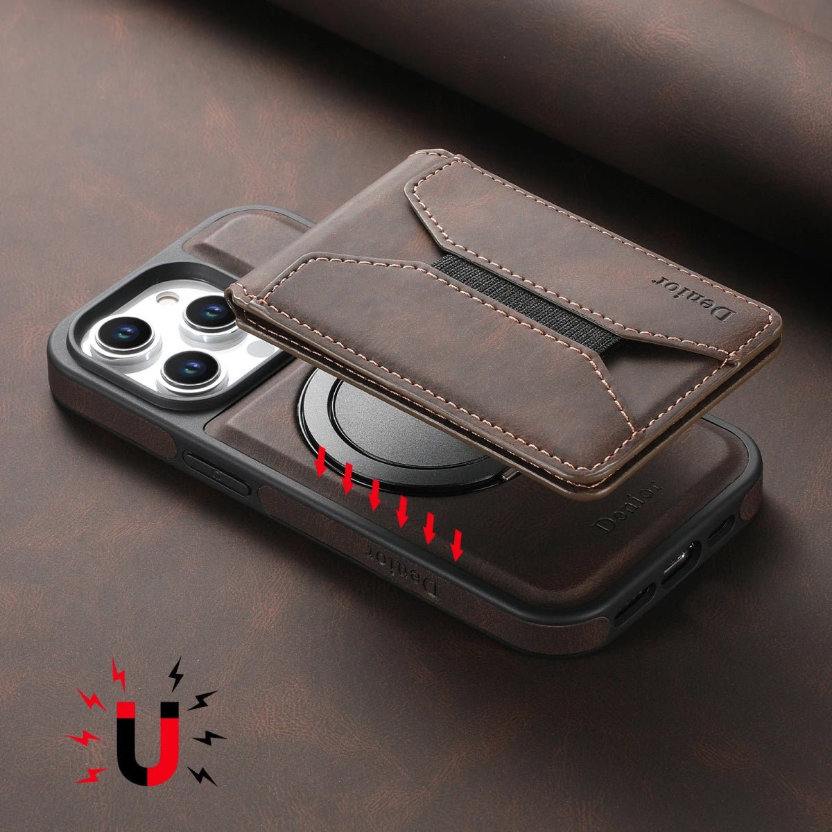 iPhone 16/ Pro/ Plus/ Pro Max - MagSafe Schutz Hülle, Mit Magnet Portmonnaie/ Kartenfach iPhone 16/ Pro/ Plus/ Pro Max - MagSafe Schutz Hülle, Mit Magnet Portmonnaie/ Kartenfach