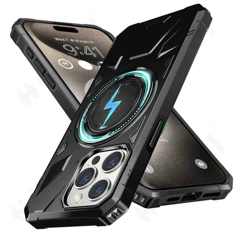 iPhone 16/ Pro/ Plus/ Pro Max - MagSafe Schutz Hülle mit Ring, Stoßfest, Ständer iPhone 16/ Pro/ Plus/ Pro Max - MagSafe Schutz Hülle mit Ring, Stoßfest, Ständer 49369096192342|49369096290646|49369096487254|49369096782166