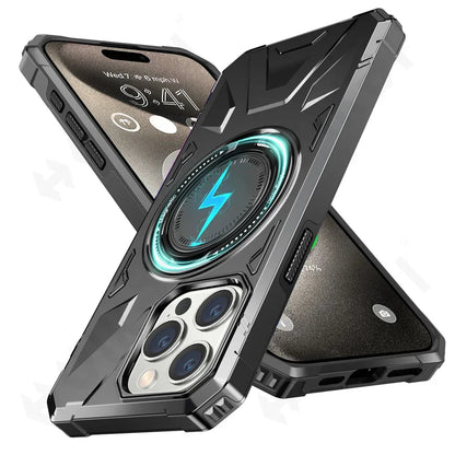 iPhone 16/ Pro/ Plus/ Pro Max - MagSafe Schutz Hülle mit Ring, Stoßfest iPhone 16/ Pro/ Plus/ Pro Max - MagSafe Schutz Hülle mit Ring, Stoßfest 49369096323414|49369096618326|49369096683862|49369096913238