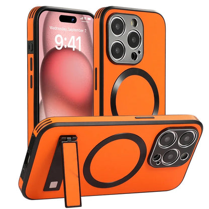 iPhone 16/ Pro/ Plus/ Pro Max - MagSafe Schutz Hülle mit Ständer, Stoßfest iPhone 16/ Pro/ Plus/ Pro Max - MagSafe Schutz Hülle mit Ständer, Stoßfest 49052250866006|49052250898774|49052250931542|49052250964310