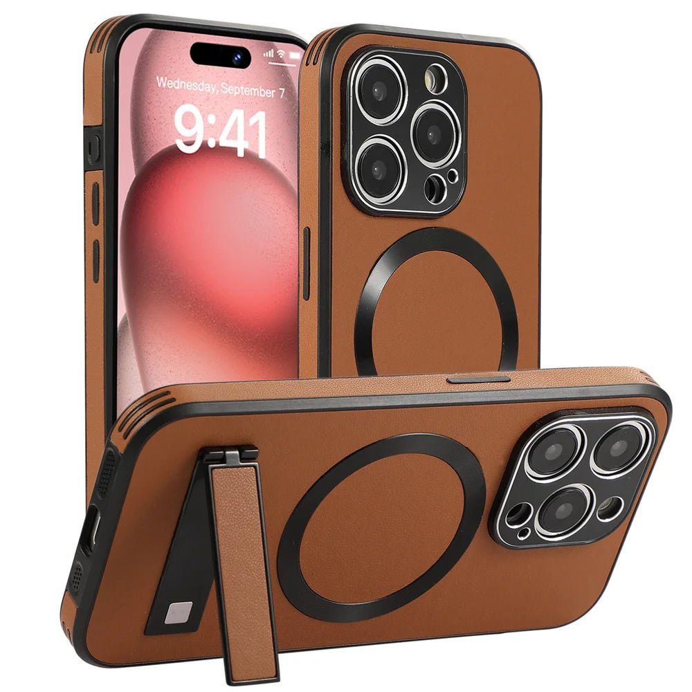 iPhone 16/ Pro/ Plus/ Pro Max - MagSafe Schutz Hülle mit Ständer, Stoßfest iPhone 16/ Pro/ Plus/ Pro Max - MagSafe Schutz Hülle mit Ständer, Stoßfest 49052251128150|49052251160918|49052251193686|49052251226454