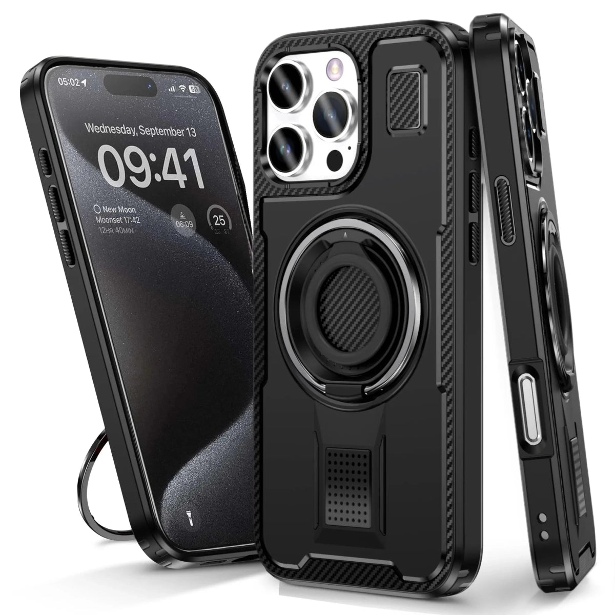 iPhone 16/ Pro/ Plus/ Pro Max - Robuste MagSafe Schutz Hülle mit Ring iPhone 16/ Pro/ Plus/ Pro Max - Robuste MagSafe Schutz Hülle mit Ring Handy Schutz Hülle online kaufen günstig bestellen Handy Schutz Hülle online kaufen günstig bestellen