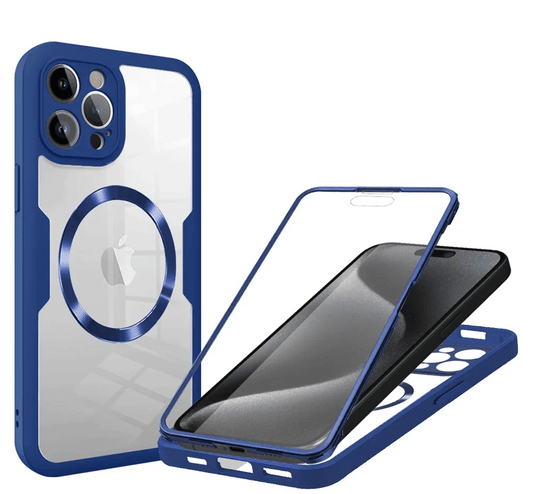 iPhone 16/ Pro/ Plus/ Pro Max - Transparente MagSafe Hülle mit Display Schutz 49066961502550|49066961535318|49066961568086|49066961600854 Handy Schutz Hülle online kaufen günstig bestellen