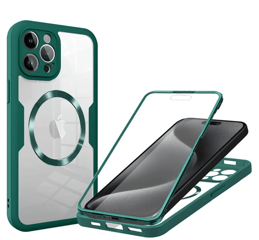 iPhone 16/ Pro/ Plus/ Pro Max - Transparente MagSafe Hülle mit Display Schutz 49066961371478|49066961404246|49066961437014|49066961469782 Handy Schutz Hülle online kaufen günstig bestellen