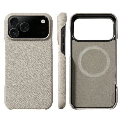 iPhone 16 / Pro / Pro Max – Magnetische Hülle in Lederoptik | LANGSIDI LANGSIDI iPhone 16 magnetische Schutzhülle in Lederoptik – weitere Ansicht