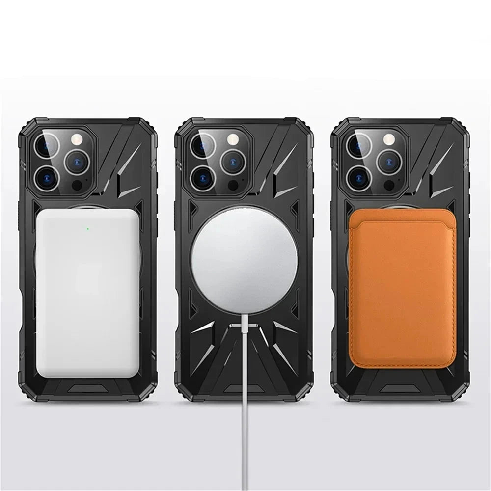 iPhone 16/ Pro/ Pro Max - MagSafe Schutz Hülle mit Ring, Robust iPhone 16/ Pro/ Pro Max - MagSafe Schutz Hülle mit Ring, Robust