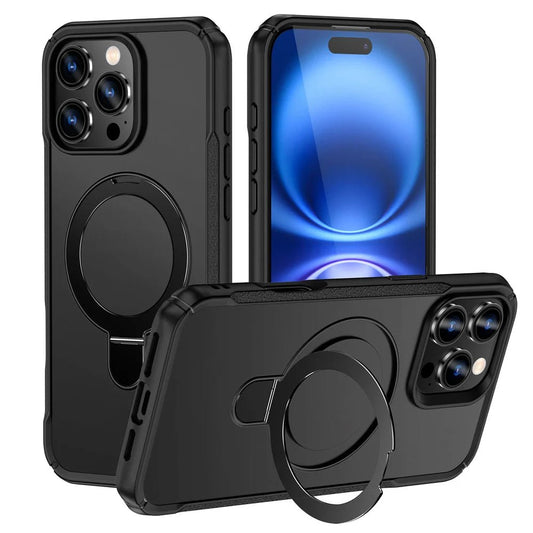 iPhone 16 Pro/ Pro Max/ Plus/16e - MagSafe Schutz Hülle, Stoßfest, Magnetisch, Ring Halter iPhone 16 Pro/ Pro Max/ Plus/16e - MagSafe Schutz Hülle, Stoßfest, Magnetisch, Ring Halter Handy Schutz Hülle online kaufen günstig bestellen