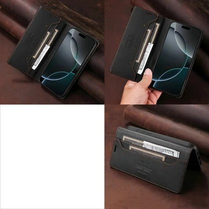 iPhone 17/ Air/ Pro/ Plus/ Pro Max - Moderne Klapp Schutzhülle mit Karten Fach iPhone 17/ Air/ Pro/ Plus/ Pro Max - Moderne Klapp Schutzhülle mit Karten Fach Handy Schutz Hülle online kaufen günstig bestellen