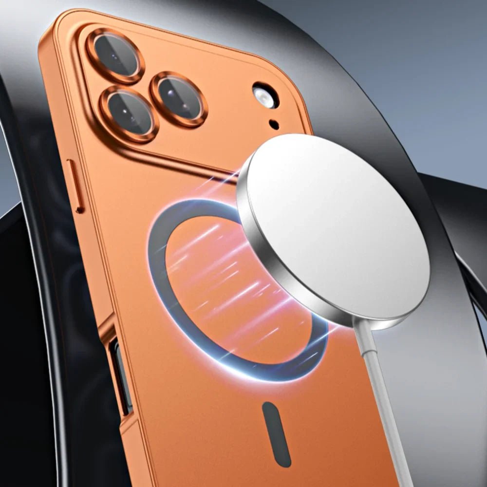 iPhone 17 / Air / Pro / Pro Max – Magnetische Aluminium-PC-Schutzhülle | lolozzx iPhone 17 magnetische Aluminium-PC-Schutzhülle – Kantenschutz