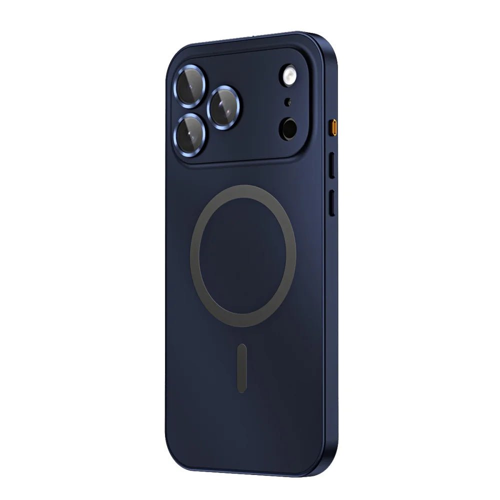 iPhone 17 / Air / Pro / Pro Max – Magnetische Aluminium-PC-Schutzhülle | lolozzx iPhone 17 magnetische Aluminium-PC-Schutzhülle – Kameraaussparung