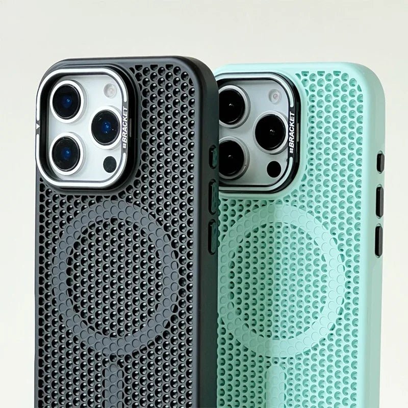 iPhone 17 / Air / Pro / Pro Max – Magnetische Wabenmuster-Hülle mit Ständer iPhone 17 magnetische Wabenmuster-Schutzhülle mit Ständer – Wabenmuster-Detail
