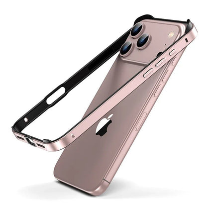 iPhone 18 Pro / Pro Max – Aluminium-Silikon Bumper Schutzhülle | RPKKS iPhone 18 Aluminium-Silikon Bumper Schutzhülle – Silikon-Elemente