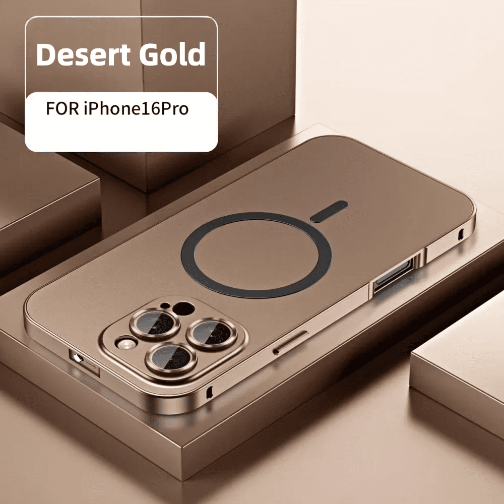 iPhone 18 Pro / Pro Max – Magnetische Aluminium-PC-Schutzhülle | lolozzx iPhone 18 magnetische Aluminium-PC-Schutzhülle – Seitenansicht