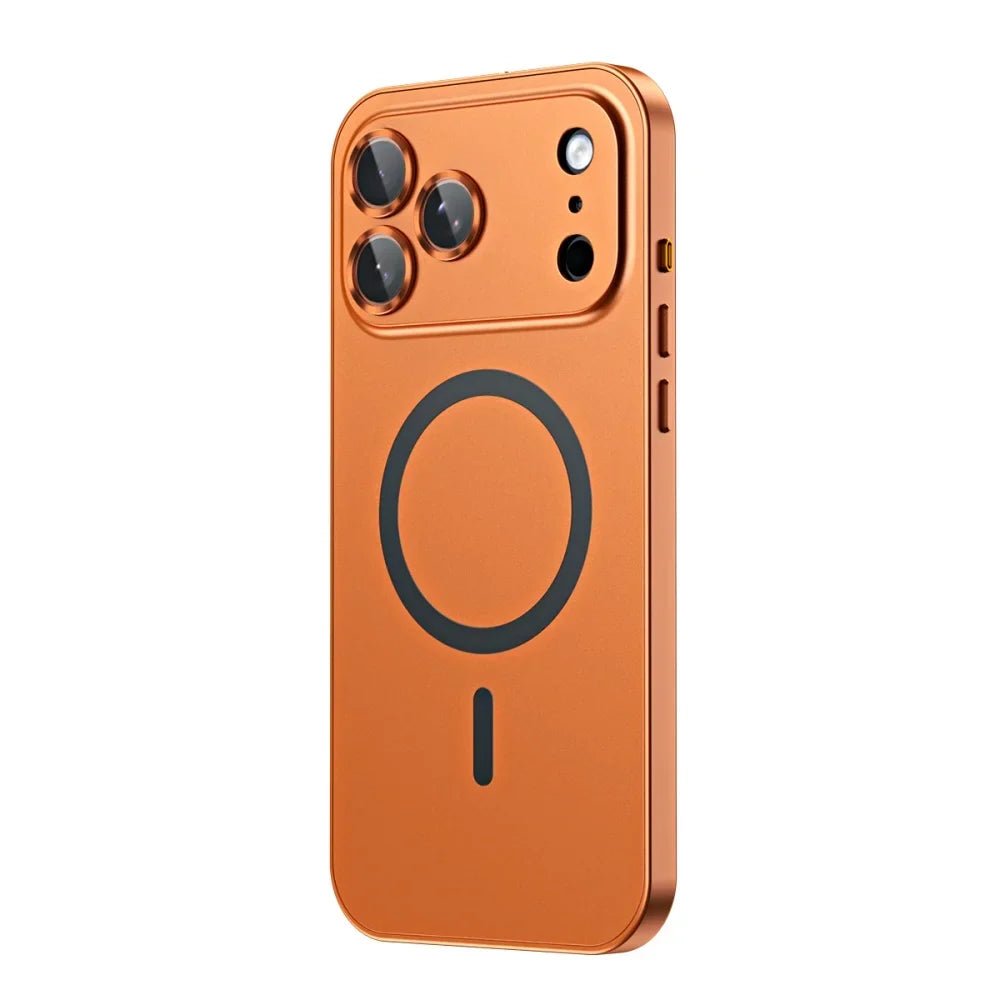 iPhone 18 Pro / Pro Max – Magnetische Aluminium-PC-Schutzhülle | lolozzx iPhone 18 magnetische Aluminium-PC-Schutzhülle – Rückseiten-Detail