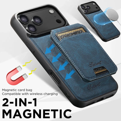 iPhone 18 Pro / Pro Max – Magnetische Hülle mit Kartenfach in Lederoptik iPhone 18 Pro Handyhülle aus PU-Kunstleder – Produktansicht