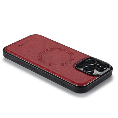iPhone 18 Pro / Pro Max – Magnetische Schutzhülle in Lederoptik | HOTSUNTOWN iPhone 18 magnetische Schutzhülle in Lederoptik – Rückseitenansicht