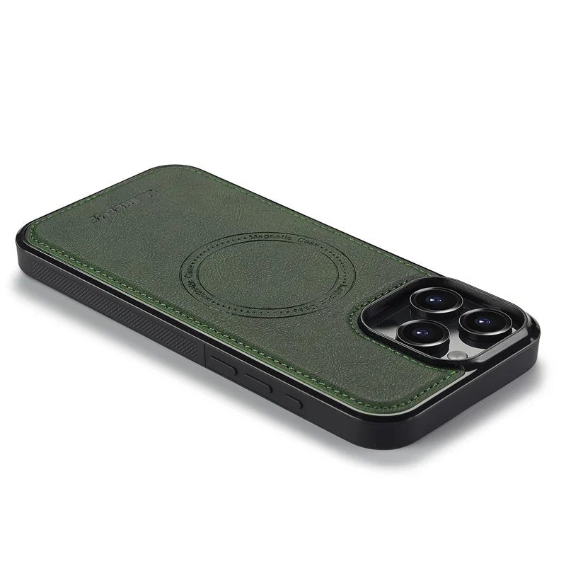 iPhone 18 Pro / Pro Max – Magnetische Schutzhülle in Lederoptik | HOTSUNTOWN iPhone 18 magnetische Schutzhülle in Lederoptik – Detailansicht