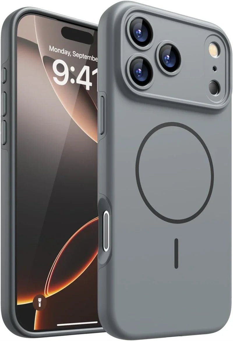 iPhone 18 / Pro / Pro Max – Magnetische Silikonhülle, MagSafe-kompatibel | NMEGOU iPhone 18 Smartphone-Case in verschiedenen Farben