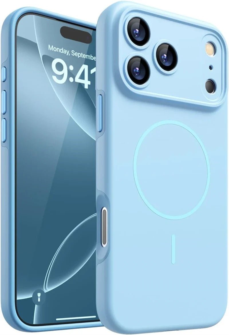 iPhone 18 / Pro / Pro Max – Magnetische Silikonhülle, MagSafe-kompatibel | NMEGOU iPhone 18 Schutzhülle mit magnetischem Ring