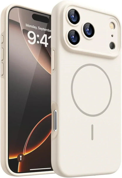 iPhone 18 / Pro / Pro Max – Magnetische Silikonhülle, MagSafe-kompatibel | NMEGOU iPhone 18 Handyhülle – Produktansicht