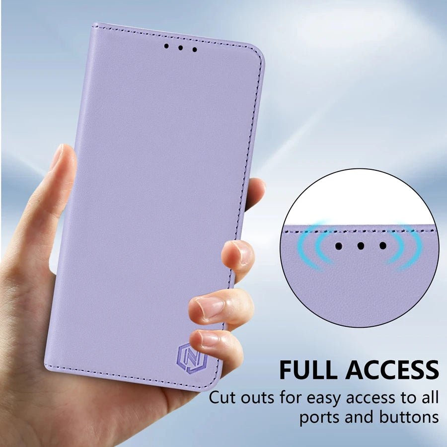 Samsung Galaxy S24 / S24 Plus / S24 Ultra / S24 FE – Wallet-Klapphülle mit Kartenfach | ZZXX Samsung Galaxy S24 Wallet-Klapphülle mit Kartenfach – Klapphüllen-Detailansicht