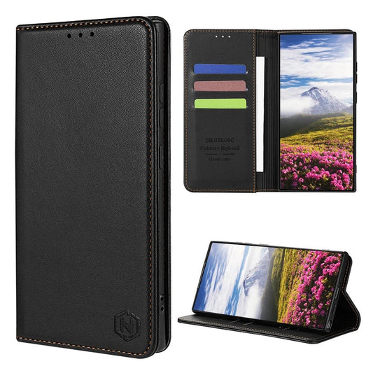 Samsung Galaxy S25 / S25 Plus / S25 Ultra / S25 Edge / S25 FE – Wallet-Klapphülle mit Kartenfach | ZZXX Samsung Galaxy S25 Wallet-Klapphülle mit Kartenfach – Farbe Schwarz