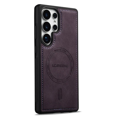 Samsung Galaxy S25 / S25+ / S25 Ultra / S25 Edge / S25 FE – Magnetische Hülle in PU-Lederoptik | ETUI Samsung Galaxy S25 magnetische Schutzhülle in PU-Lederoptik – Oberflächendetail