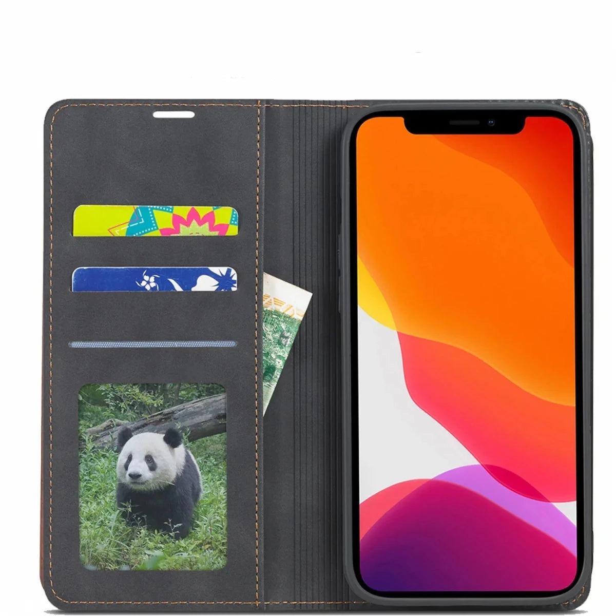 Samsung Galaxy S25 / S25+ / S25 Ultra / S25 Edge / S25 FE – Wallet-Klapphülle mit Kartenfach | YBHNFOG Samsung Galaxy S25 Wallet-Klapphülle aus Kunstleder – Kartenfach und Ausstattung (Modell- und Farbvarianten)