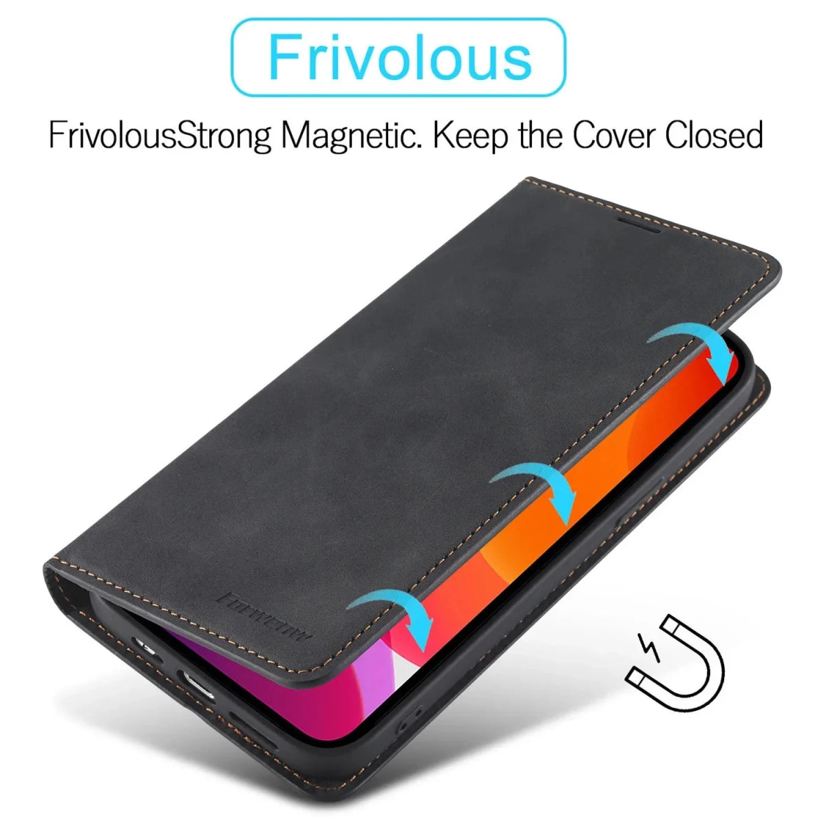 Samsung Galaxy S25 / S25+ / S25 Ultra / S25 Edge / S25 FE – Wallet-Klapphülle mit Kartenfach | YBHNFOG Samsung Galaxy S25 Wallet-Klapphülle aus Kunstleder – Innenansicht (Modell- und Farbvarianten)