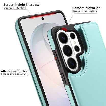 Samsung Galaxy S25 / S25+ / S25 Ultra / S25 FE – Wallet-Hülle mit Kartenfach in Kunstlederoptik Samsung Galaxy S25 Wallet-Schutzhülle mit Kartenfach – weitere Produktansicht, mehrere Farbvarianten
