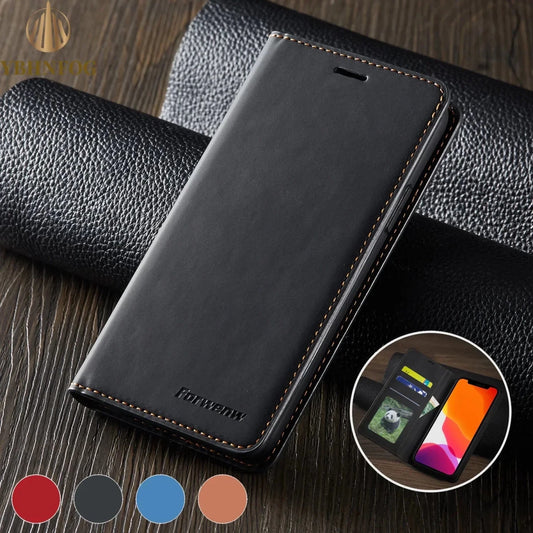 Samsung Galaxy S26 / S26+ / S26 Ultra / S26 FE – Wallet-Klapphülle mit Kartenfach | YBHNFOG Samsung Galaxy S26 Wallet-Klapphülle aus Kunstleder – Produktansicht (Modell- und Farbvarianten)