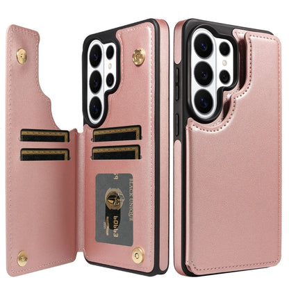 Samsung Galaxy S26 / S26+ / S26 Ultra – Wallet-Hülle mit Kartenfach in Kunstlederoptik Samsung Galaxy S26 Wallet-Schutzhülle mit Kartenfach – Farbe Rosé